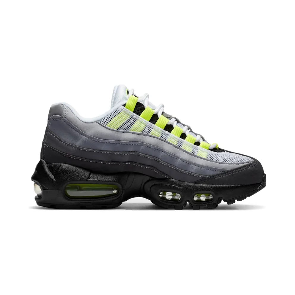 Nike Air Max 95 OG Neon 2020 (GS) Black/Neon Yellow-Light Graphite (CZ0910-001)