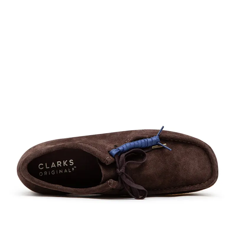Clarks Originals Wallabee Dark Brown Suede (26156606)