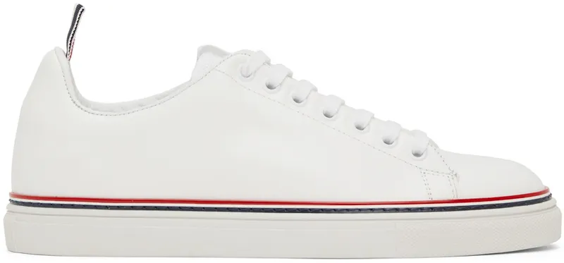 Thom Browne White Calfskin Tennis (MFD219A-05584)