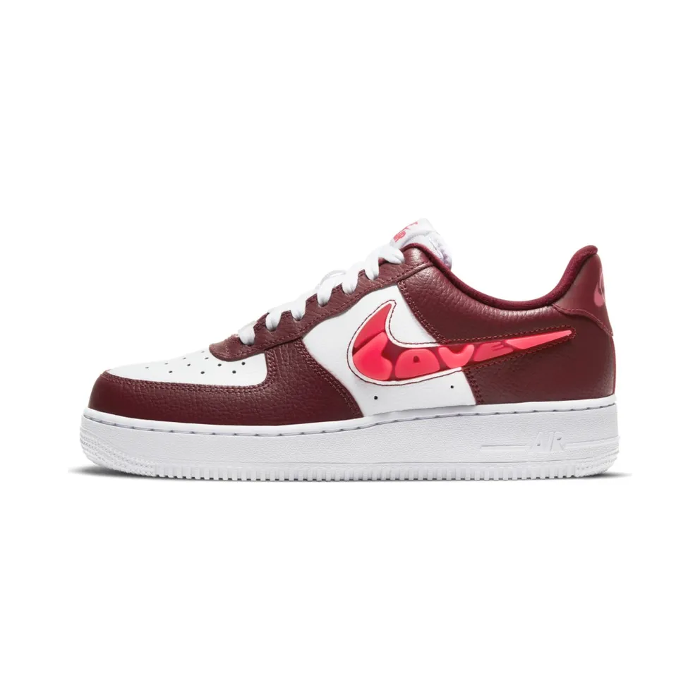 Nike Air Force 1 Low Love for All (W) White/Dark Red-Red (CV8482-600)