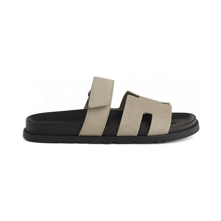 Hermes Chypre Sandal Beige Esquisse Suede Goatskin (H222856Z-NL390)