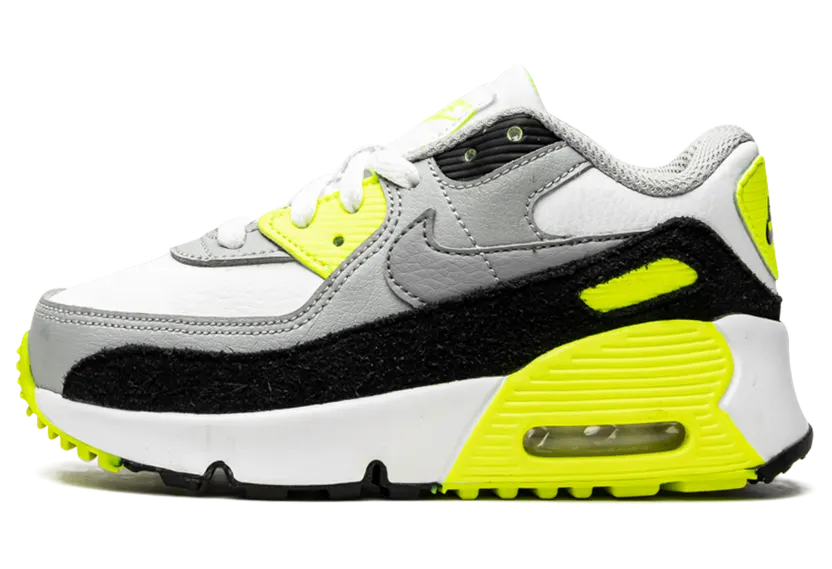 Nike Air Max 90 TD ‘Volt’ White/Particle Grey/Light Smoke Grey/Volt (CD6868-101)