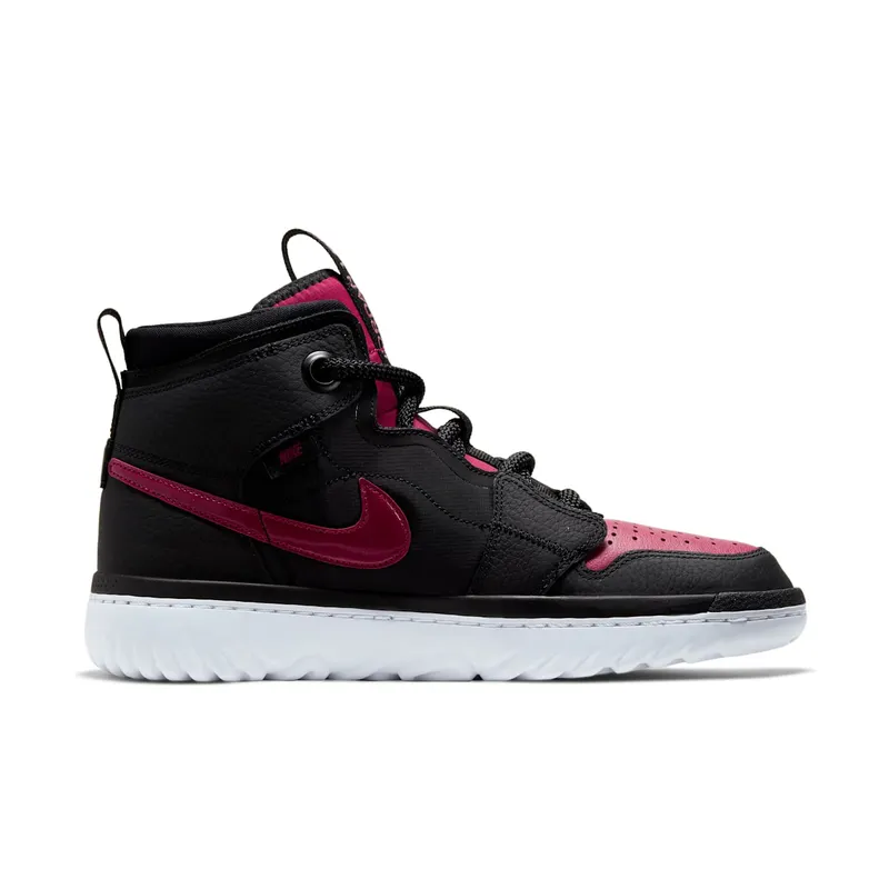 Jordan 1 High React Black Noble Red Black/White-Noble Red (AR5321-006)