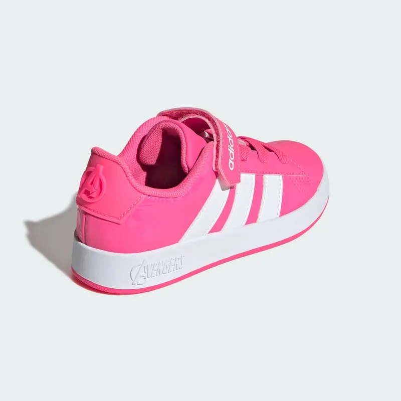 Adidas ADIDAS MARVEL AVENGERS GRAND COURT Shoes KIDS Lucid Pink / Cloud White / Clear Pink (JQ4140)