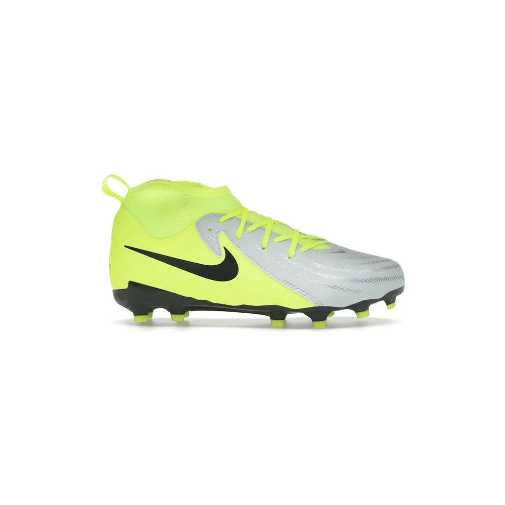 Nike Jr. Phantom Luna 2 Academy MG Metallic Silver Volt Black (FJ2603-003)