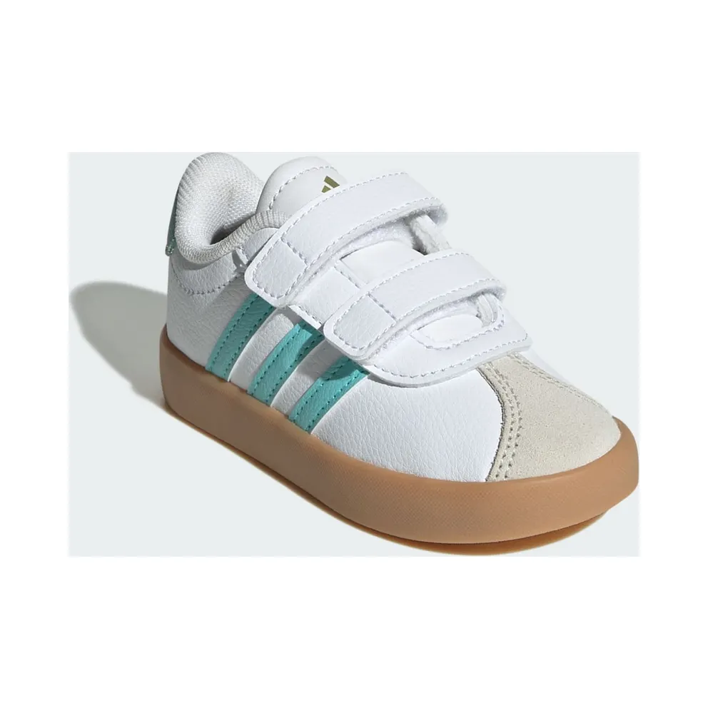 adidas VL Court 3.0 Cloud White Flash Aqua Alumina (JS2597)