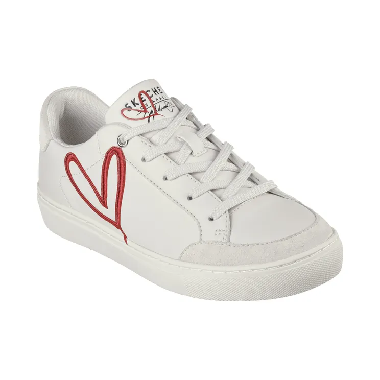 Skechers JGoldcrown: Side Street Lonely Heart “White / Red (177983 Wrd)” (177983WRD)