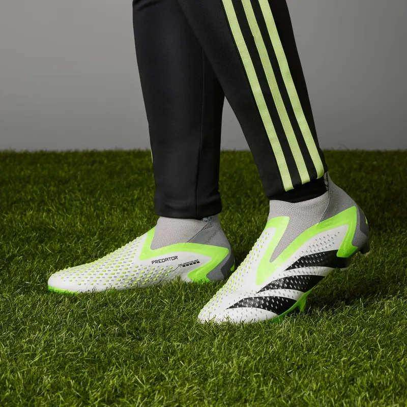 adidas Predator Accuracy+ FG Cloud White Core Black Lucid Lemon (GZ2604)