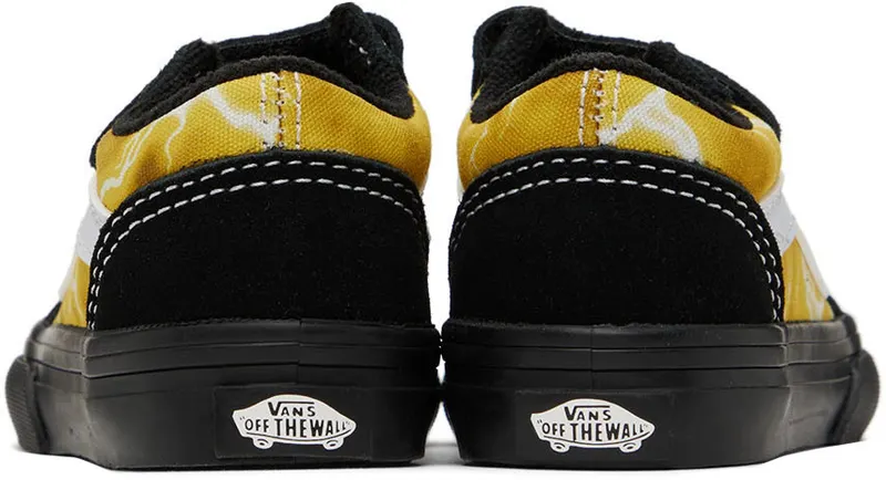 Vans Baby Black & Yellow Old Skool V (VN0005W2Y23)