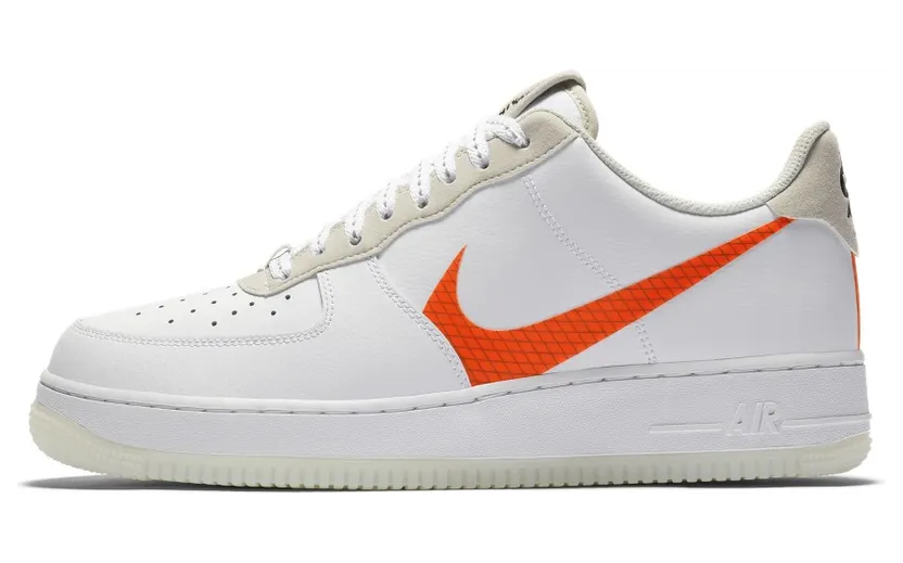 Nike Air Force 1 07 LV8 Orange Swoosh