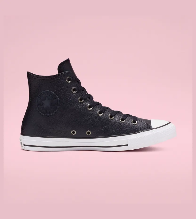 Converse Chuck Taylor All Star Hi “Leather – Dark Obsidian Blue/White/Black” (165189C)