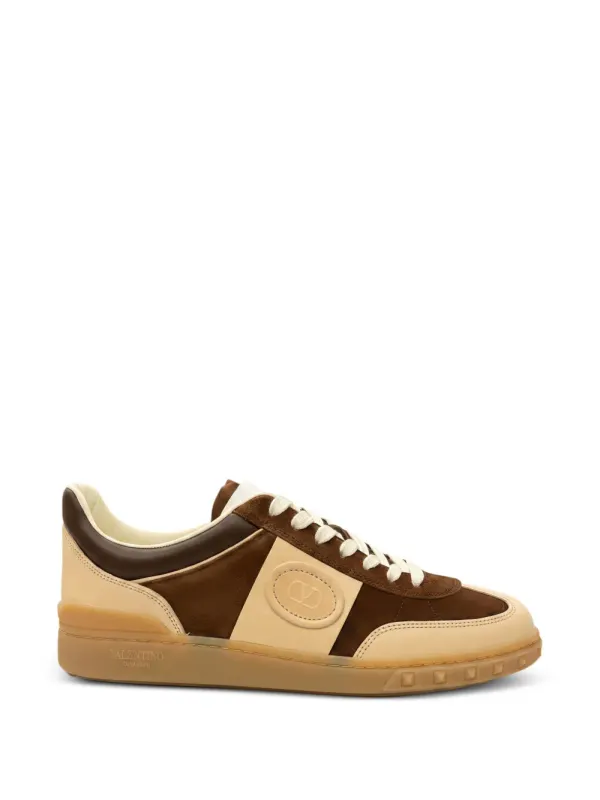 Valentino Garavani Upvillage suede and nappa calfskin – Bruin (YS0H77YWQ)