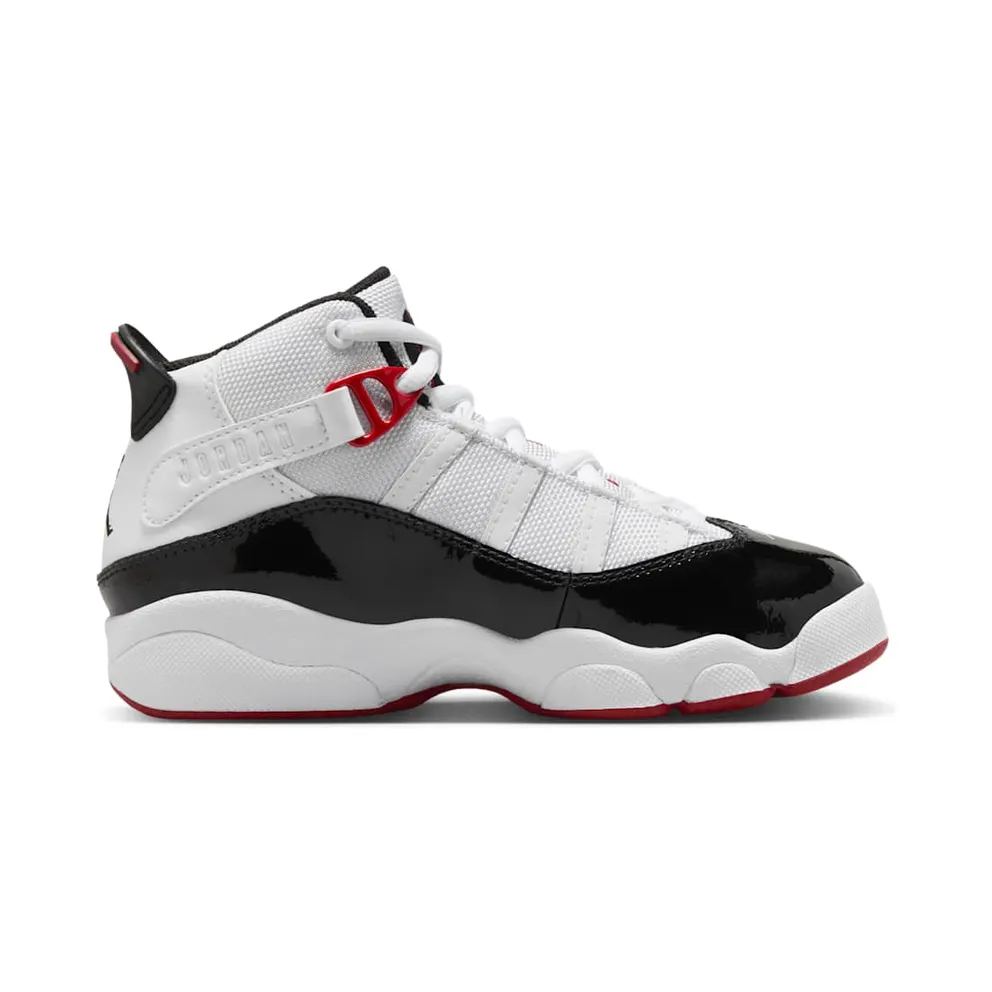 Jordan 6 Rings White Varsity Red Black (323432-164)