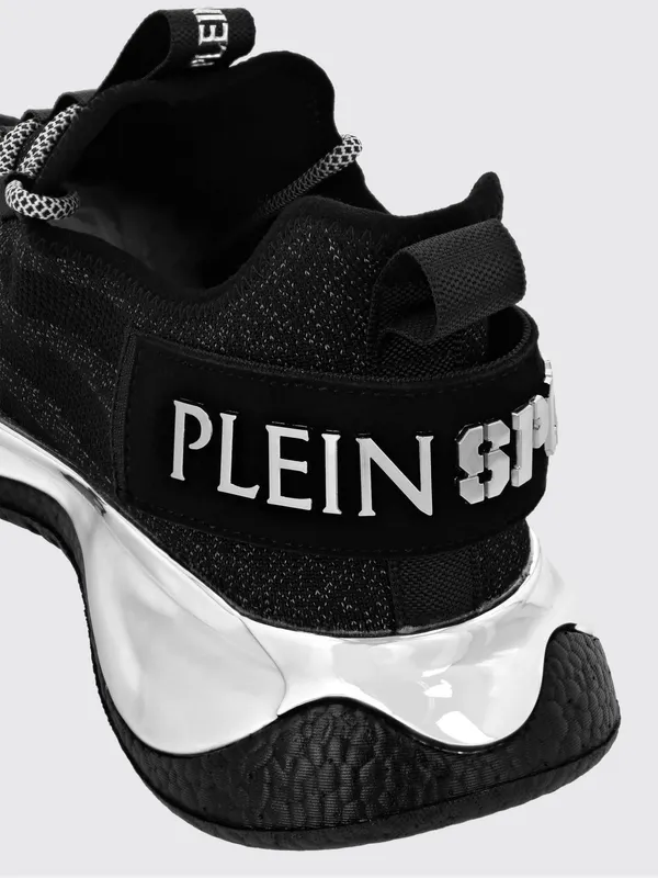 Plein Sport The Iron Tiger Gen. X.02 Knit Sneakers with a Chunky Sole Black (SACSUSC0429STE003N0291) (3)