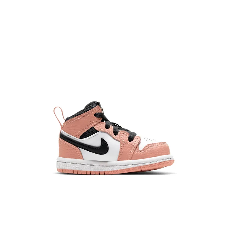 Jordan 1 Mid Pink Quartz (TD) Pink Quartz/White-Dark Smoke Grey (644507-603)
