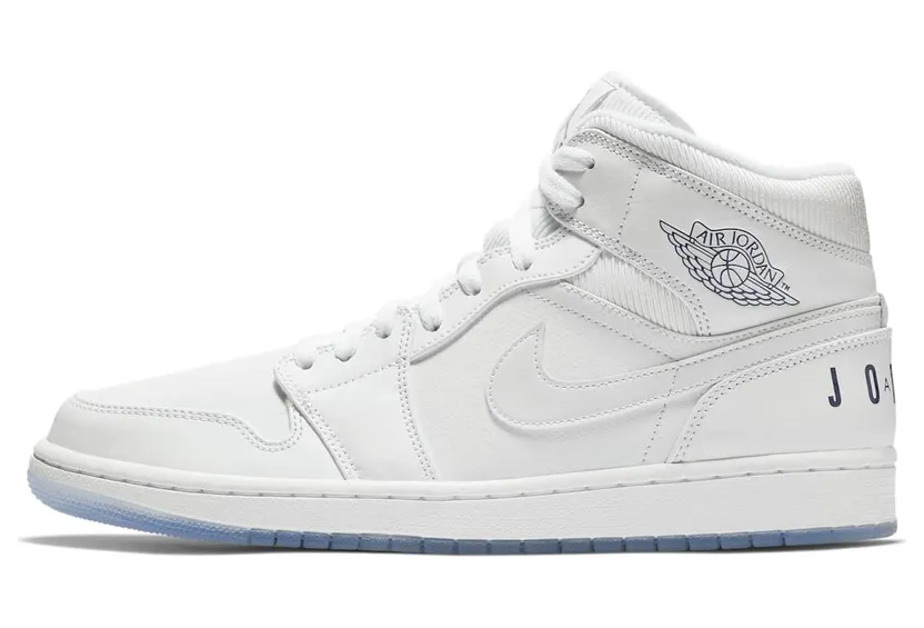 Jordan 1 Mid Pure White