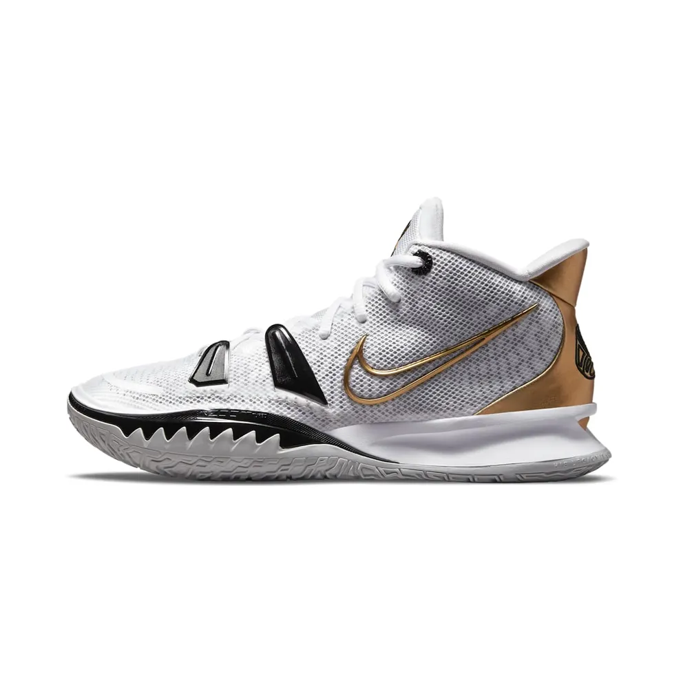 Nike Kyrie 7 White Black Gold (CQ9326-101)