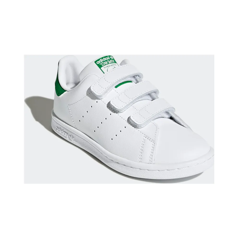 Adidas Stan Smith CF Velcro PS ‘White Green’ Running White Ftw / Running White / Fairway (M20607)