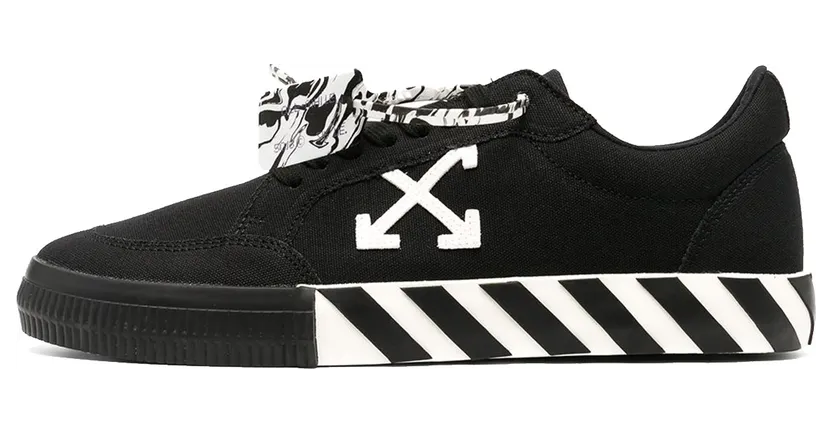 Off-White Vulc Low Top Sneaker Black White (OMIA085R21FAB0011001/OMIA085F21FAB0021001)