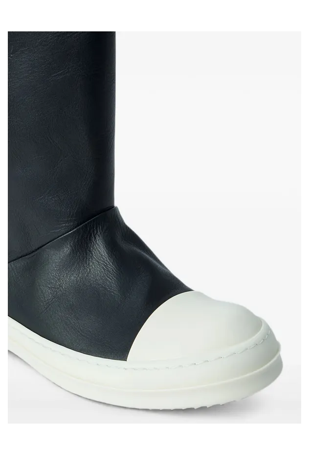 Rick Owens Sneakwaders Round-toe “Black” (RU02F4886 LOO 911) (4)