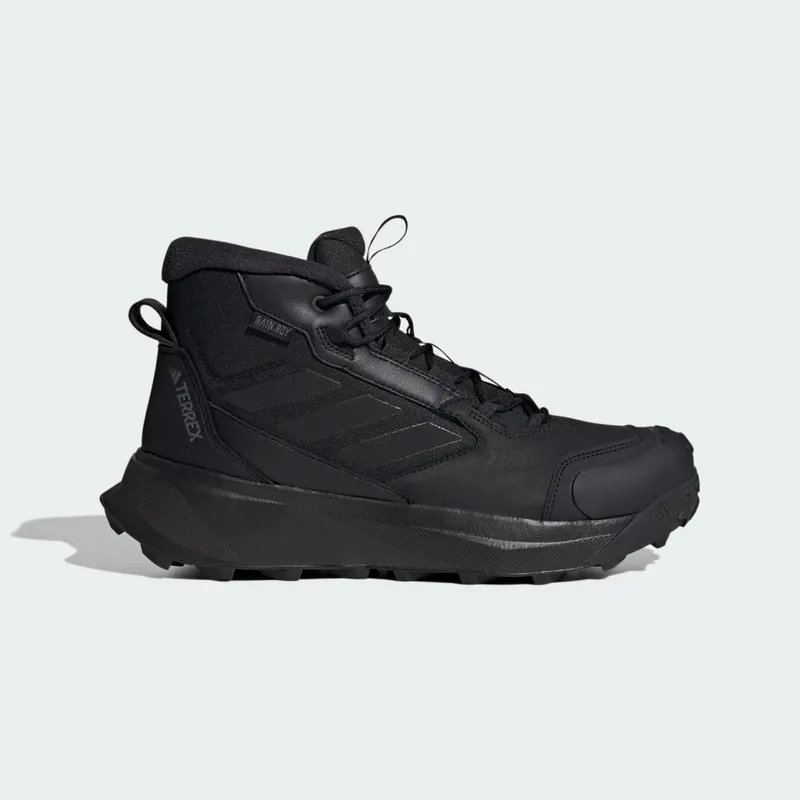 Adidas Terrex Winter Leather Mid Cut RAIN.RDY COLD.RDY Boots Core Black / Core Black / Grey Four (ID2859)