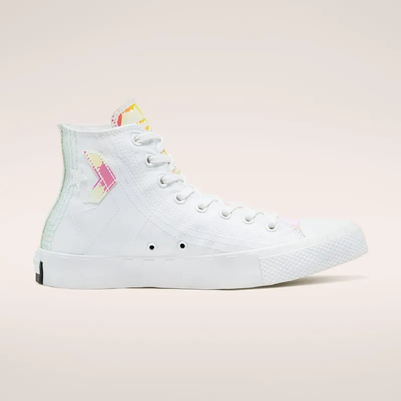 Converse Hi-Vis Iridescent UNT1TL3D High Top White/White/Iridescent (170605C)