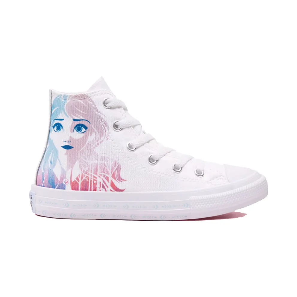 Converse Chuck Taylor All-Star Hi Frozen 2 White (PS) White/Multi-White (367353F)