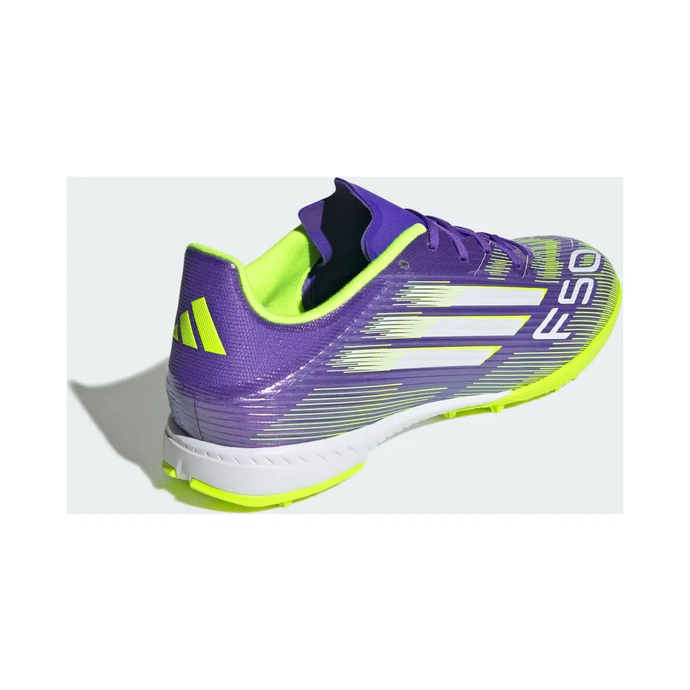 adidas F50 League TF Purple Rush Cloud White Lucid Lemon (JH7724)
