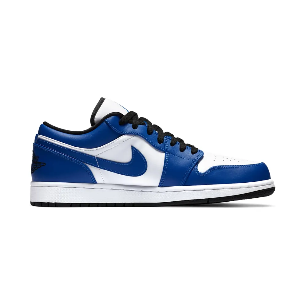 Jordan 1 Low Game Royal White/Game Royal-Black (553558-124)