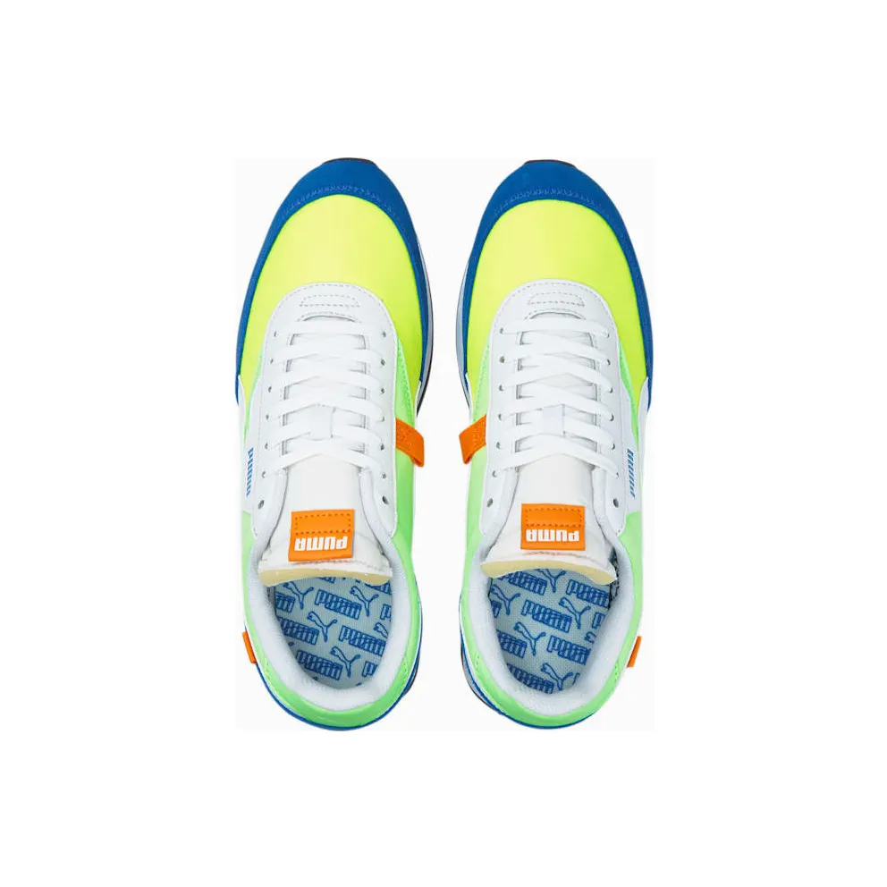 Puma Future Rider Play On White/Blue/Green (371149-75)