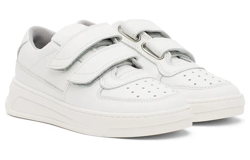 Acne Studios Kids White Steffey Sneakers (DD0005-) (4)