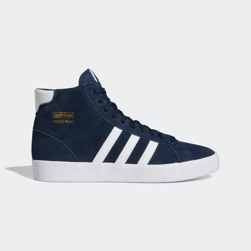 adidas Basket Profi Collegiate Navy / Cloud White / Gold Metallic (H05153)