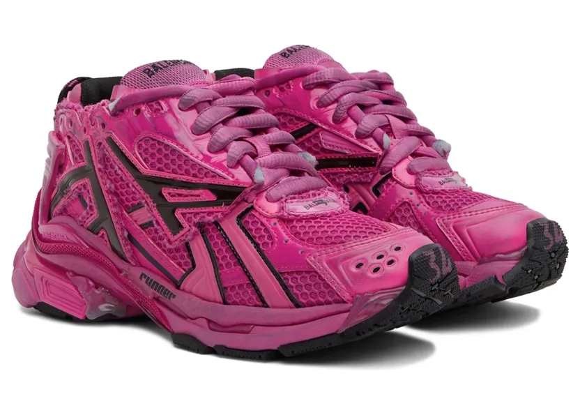 Balenciaga Pink Runner Sneakers (677402 W3RB2) (4)