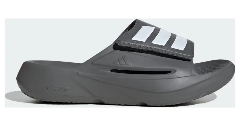 adidas Lightblaze Slides Grey Four Cloud White (JS3587)