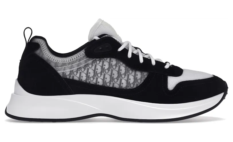 Dior B25 Oblique Runner Black Suede