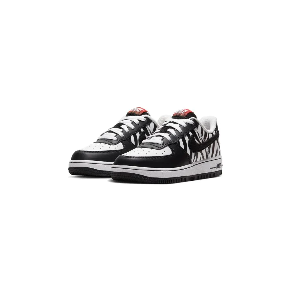 Nike Air Force 1 Low Zebra (PS) White/Black (CU8428-100)