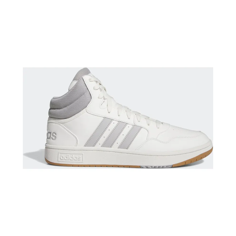 adidas Hoops 3.0 Mid Lifestyle Basketball Classic Vintage Core White / Grey Two / Gum (IG5568)