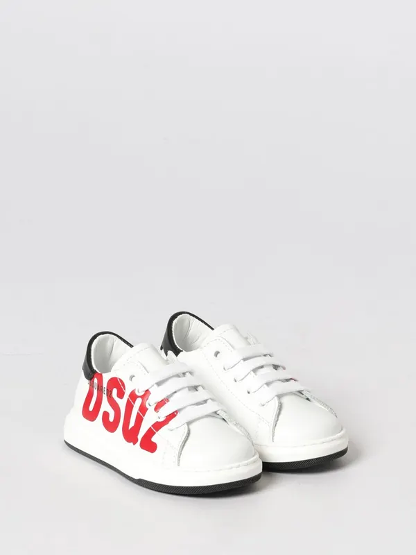 Dsquared2 Leather with Logo Print Red (826741)