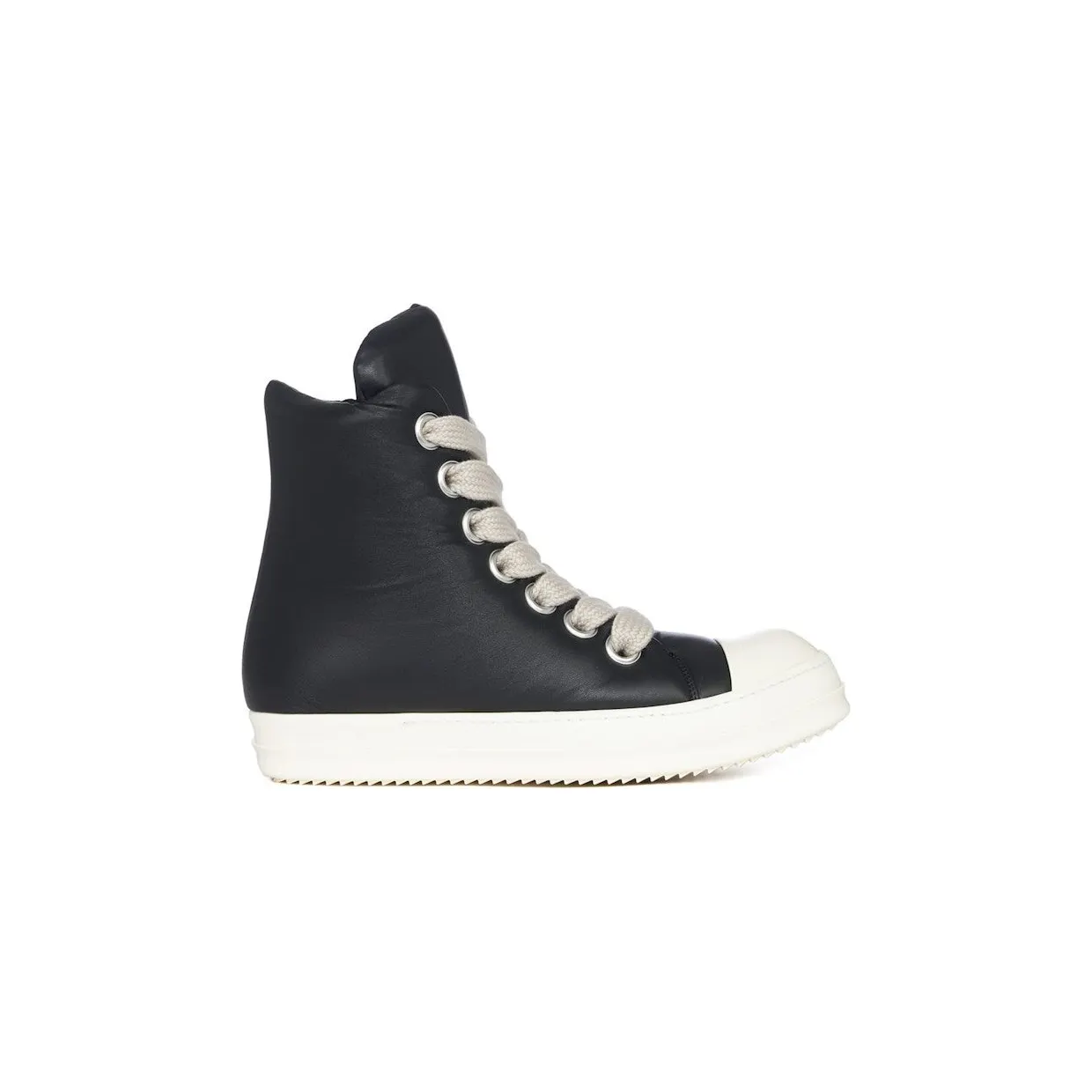 Rick Owens DRKSHDW Hollywood Jumbo Lace High Peached Lambskin Black Milk (RU01E5892-LLPPW2-911)