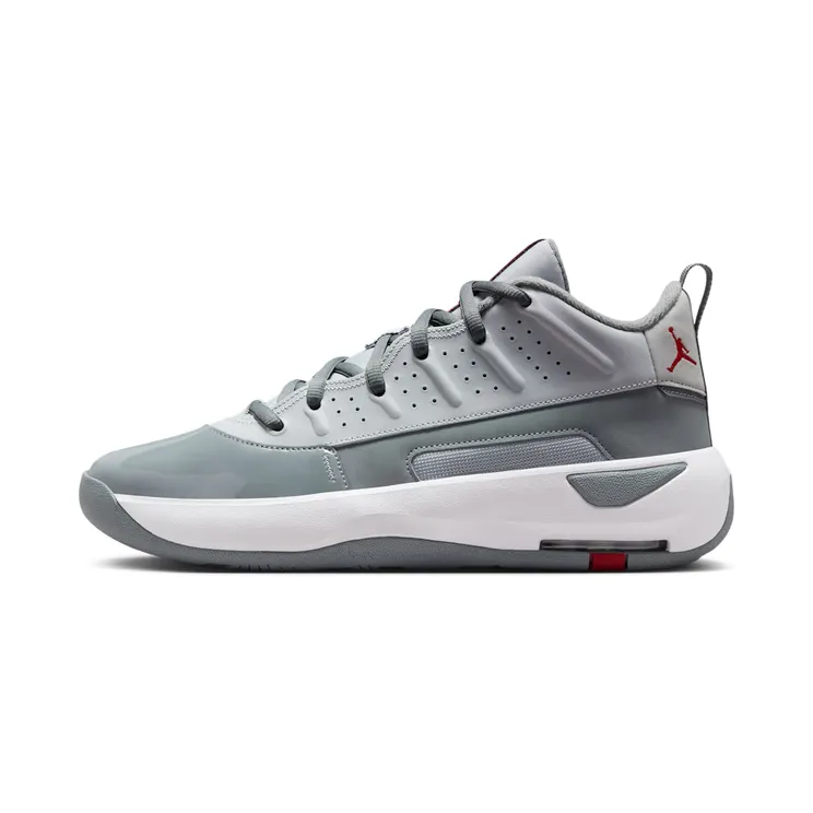 Jordan Max Aura 7 “Wolf Grey / Cool Grey / White / Varsity Red” (HQ2091-002)