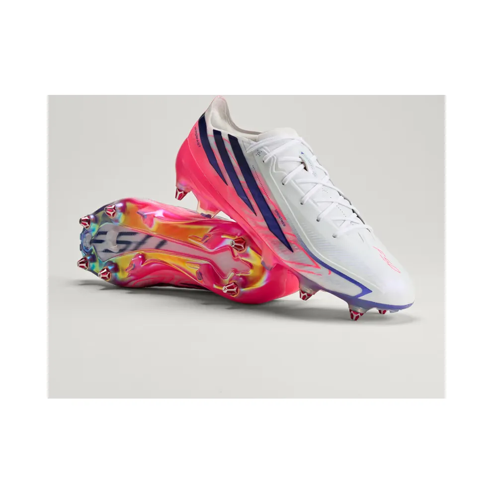 adidas F50 Hyperfast Elite Soft Ground Football Boots “Cloud White / Solar Purple / Solar Turbo” (KJ6084)