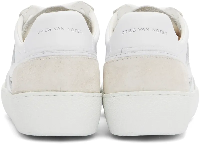 Dries Van Noten White & Beige Leather (WS221-276-119)