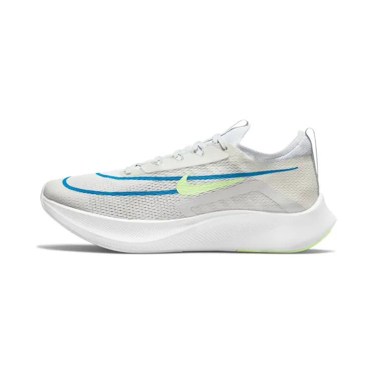 Nike Zoom Fly 4 (straat) “Summit White / Pure Platinum / Imperial Blue / Lime Glow” (CT2392-100)