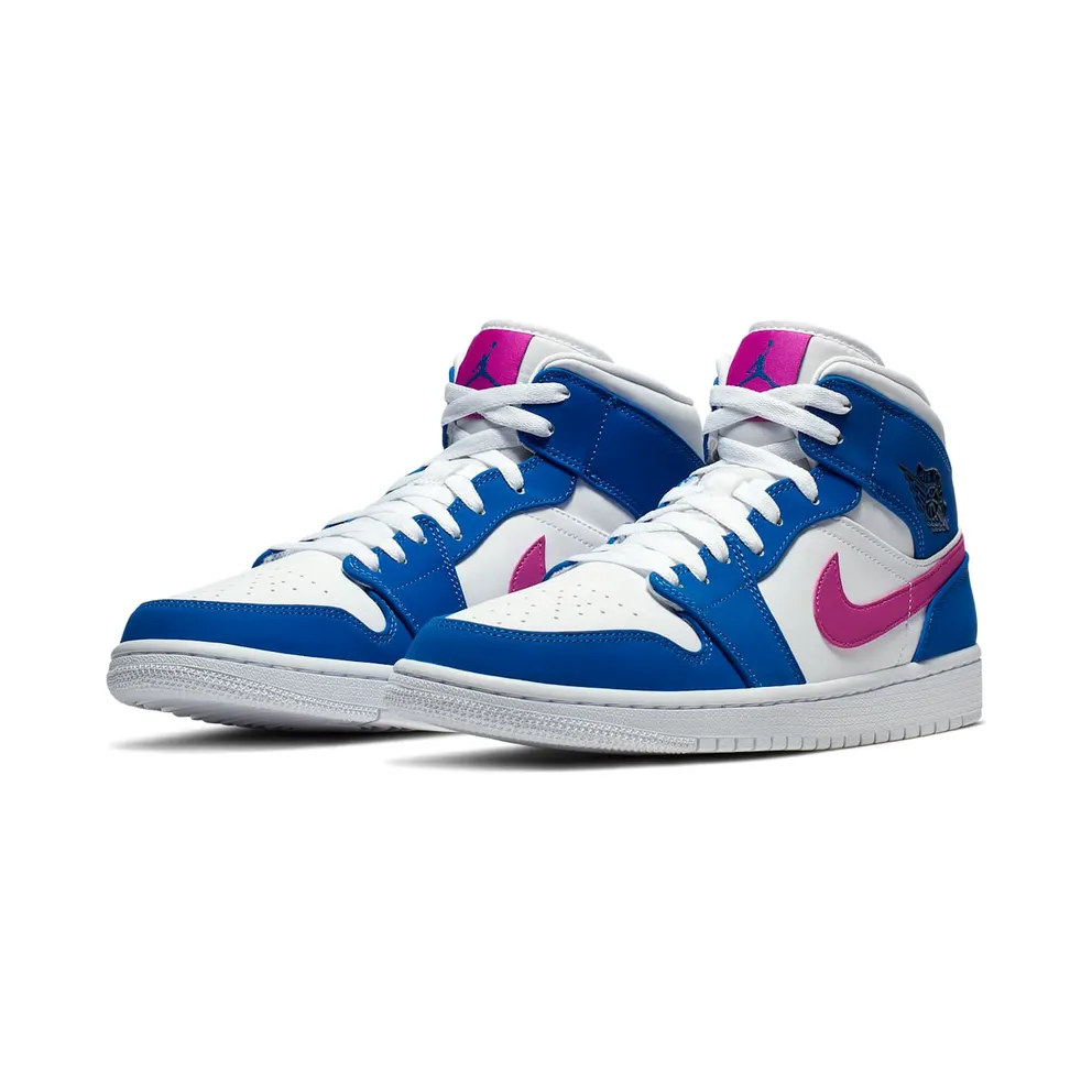 Jordan 1 Mid Hyper Royal Hyper Violet Hyper Royal/Hyper Violet-White (554724-451)