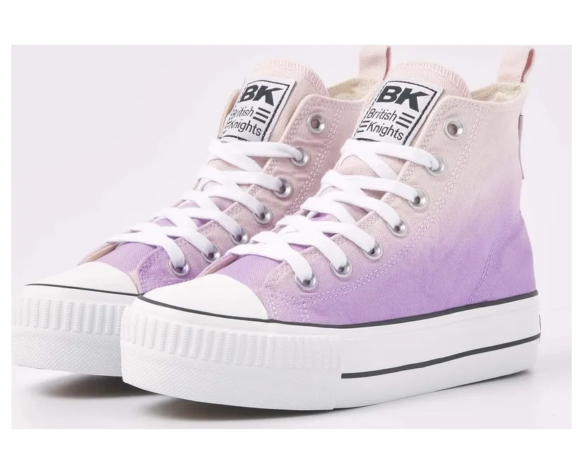 british knights sneaker lila/licht roze gradient (B51-3731-01)
