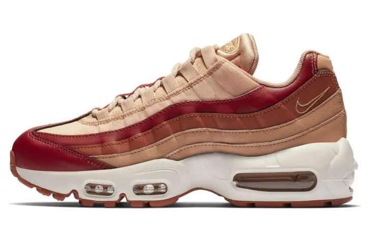 Nike Air Max 95 ‘Dusty Peach’ Team Crimson/Rose Gold-Summit White-Dusty Peach (307960-607)