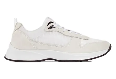 Dior B25 Runner White Oblique Suede (3SN259YTR_H069)