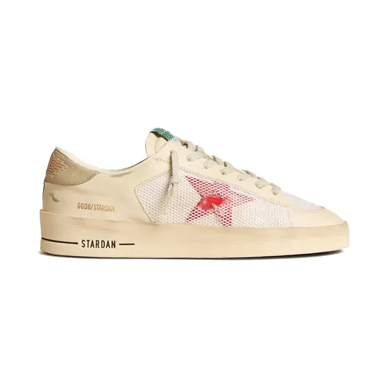 Golden Goose Stardan leren sneakers – Beige (GMF00370F006046)