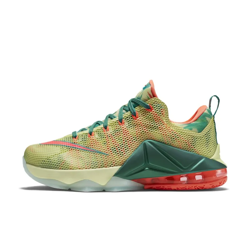 Nike LeBron 12 Low LeBronold Palmer PRM EP White/Lime-Bright Mango (805893-383)