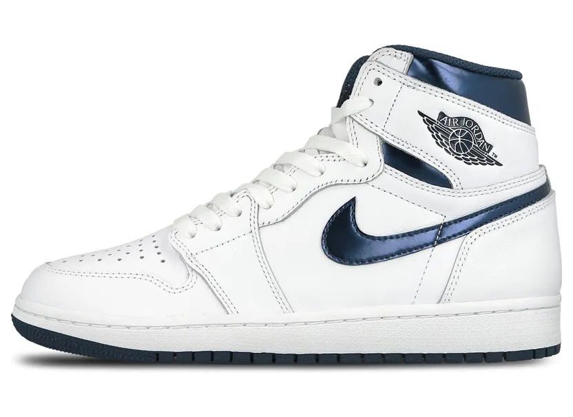 Air Jordan 1 Retro High OG Metallic Navy (555088-106)